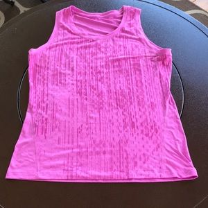 Lucy Pink Tank Top Workout Athletic